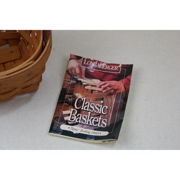 1996 Longaberger Thyme booking Basket 19003 93594 - Picture 2 of 5